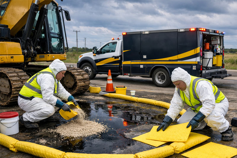 Hydraulic-Fluid-Cleanup-North-Texas-Spill-Response Hydraulic Fluid Cleanup North Texas Spill Response